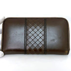 Bottega Veneta Round Zipper Long Wallet Brown — view 5