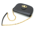 Celine Triomphe Chain Shoulder Bag Black — view 4