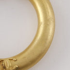 Chanel Hoop Vintage Gold Plated 96 P 22.8 g Earrings — view 6