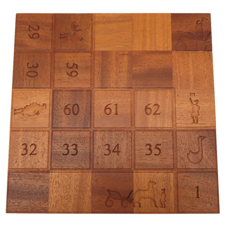 Hermes Snakes and Ladders Board Game Jeu de — view 6