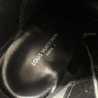 Louis Vuitton Silhouette Line Monogram Boots Short Shoes Leather Black — view 7
