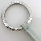 Hermes Key Ring Carmen Light Green Leather — view 8
