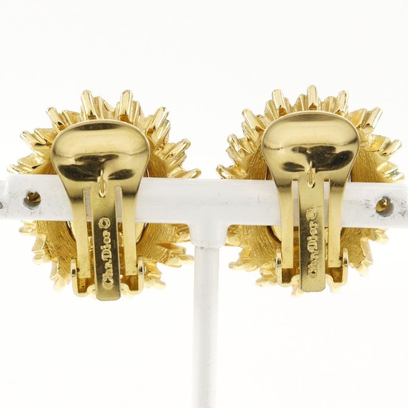 Dior Gold Plated 20.8 g Earrings — view 4