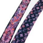 Louis Vuitton Bandeau Fleur Innocence Muffler Black Pink Scarf — view 4