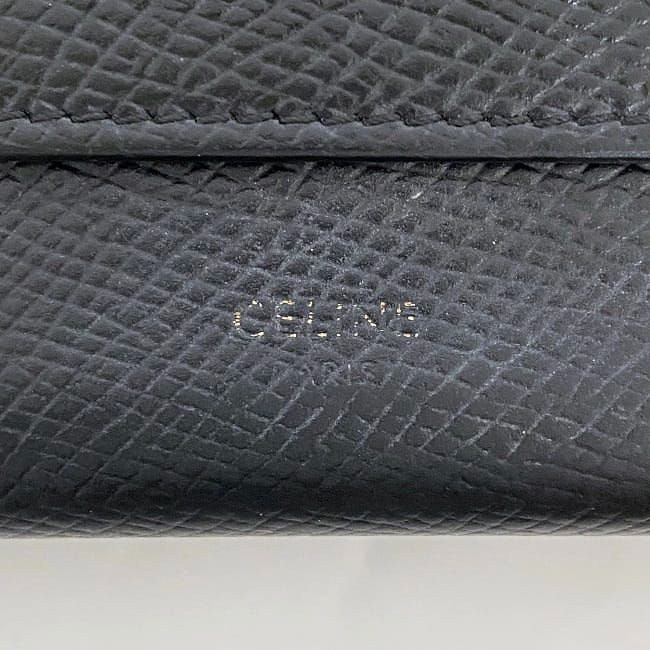 Celine Trifold Wallet Black — view 6