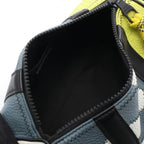 Louis Vuitton Shoulder Bag Polochon Gray Yellow Leather Multicolor — view 3