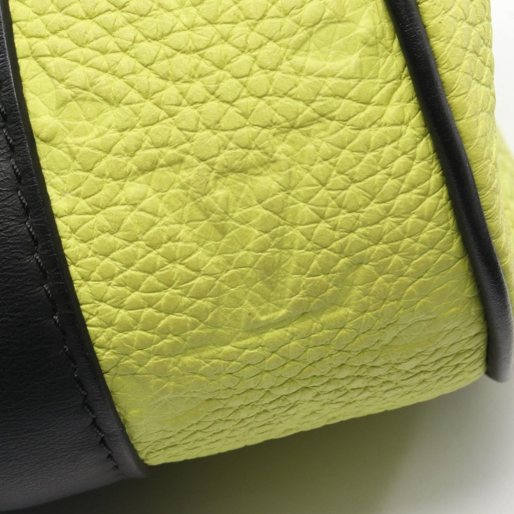 Louis Vuitton Shoulder Bag Polochon Gray Yellow Leather Multicolor — view 5