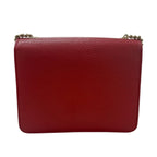 Gucci Interlocking Red Leather Shoulder Bag — view 2