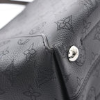 Louis Vuitton Tote Hina PM Noir Black Leather Brown — view 6