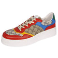 Gucci Sneakers Low Cut GG Supreme Leather Shoes