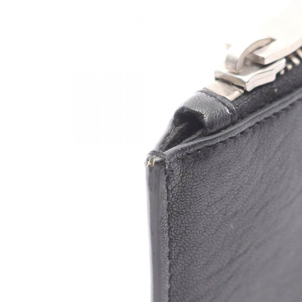 Saint Laurent Paris Clutch Black Leather Star — view 7