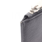 Saint Laurent Paris Clutch Black Leather Star — view 7