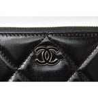 Chanel Chain Wallet Body Bag Long Phone Shoulder Lambskin — view 4