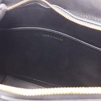 Chanel Handbag CC Logo Black Leather Turnlock Chain — view 7