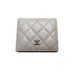 Chanel Caviar Leather Quilted Trifold Wallet