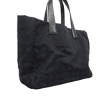 Chanel Tote New Travel Nylon Black Gold — view 2