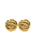 Chanel Vintage CC Logo Gold Plated