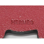 Hermes Bag Charm Hippopotamus Brown Red Silver Hardware Leather — view 3
