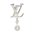 Louis Vuitton 18k White Gold Diamond Idylle Blossom LV Earrings