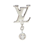 Louis Vuitton 18k White Gold Diamond Idylle Blossom LV Earrings