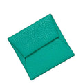 Hermes Coin Case Bastia Green Mint Purse Leather