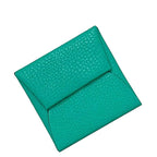 Hermes Coin Case Bastia Green Mint Purse Leather