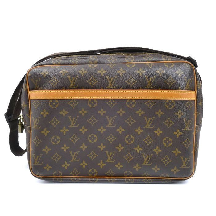 Louis Vuitton Reporter GM Shoulder Bag Monogram Brown