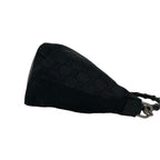 Gucci Bamboo GG Logo Nylon Leather Mini Tote Shoulder Bag Black — view 6