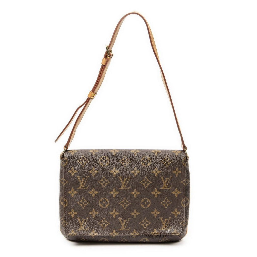 Louis Vuitton Musette Tango Brown Monogram Canvas Messenger Bag