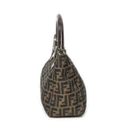 Fendi Small Shopping Tote Brown Zucca Canvas — view 3