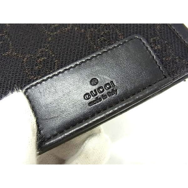 Gucci Wallet GG Canvas Black And Leather Bifold — view 2