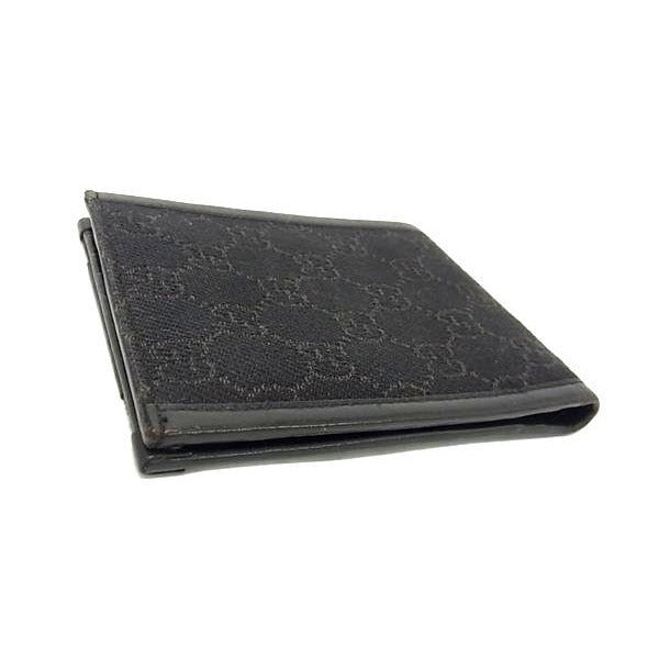 Gucci Wallet GG Canvas Black And Leather Bifold — view 3