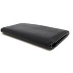 Louis Vuitton Long Wallet Men Leather Black Portefeuille — view 4