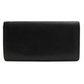 Louis Vuitton Long Wallet Men Leather Black Portefeuille