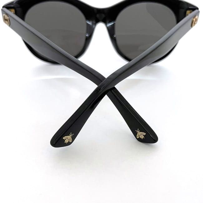 Gucci Sunglasses Black Interlocking Bee — view 8