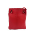 Hermes Sac Ari Numini Swift Red Shoulder Bag Silver