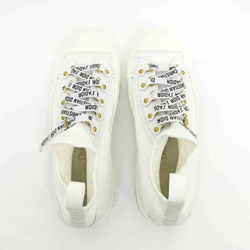 Dior Sneakers Walkn White Size 38 Lace Logo Shoes — view 6
