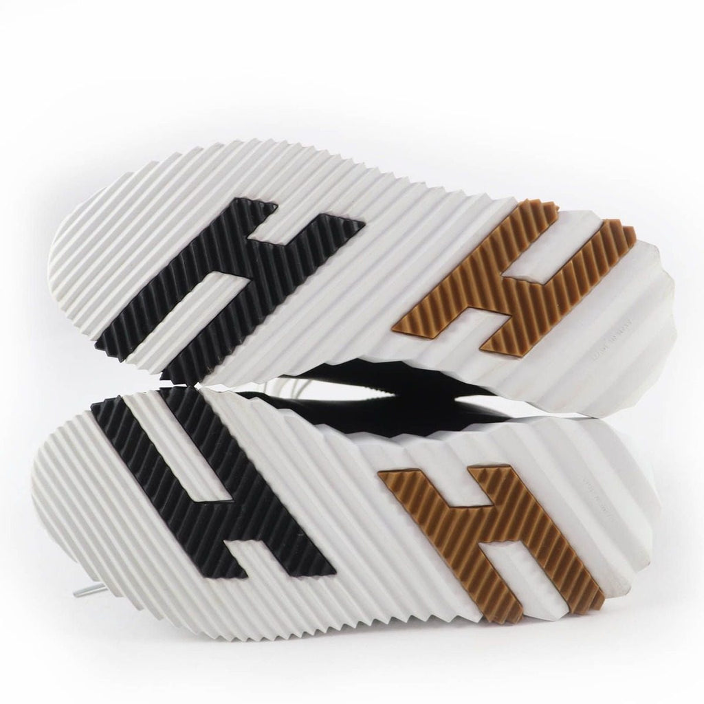 Hermes Hip Hop H Logo Lace Up Leather High Cut Sneakers Black 37 — view 6