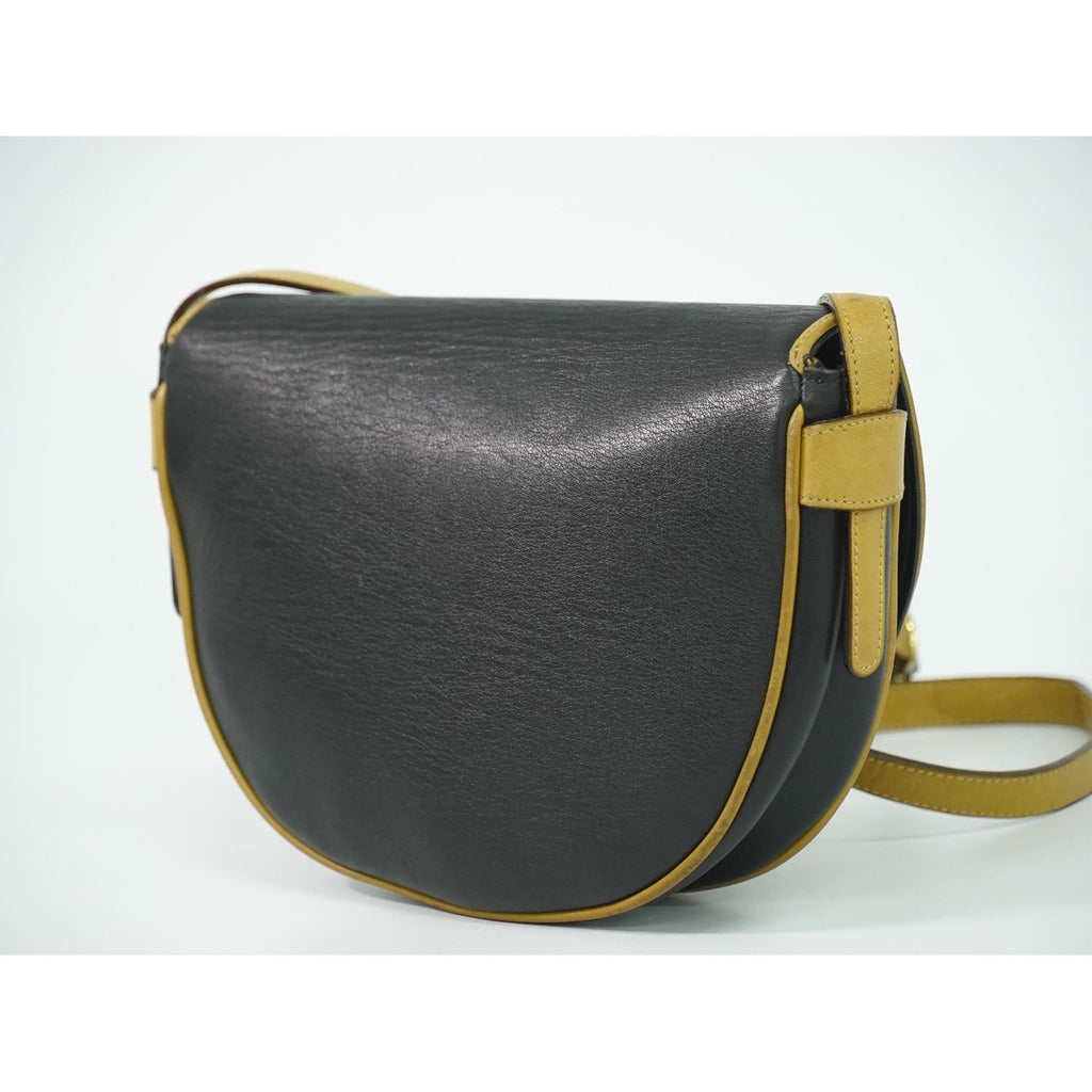Celine Leather Shoulder Bag Pochette Black — view 2