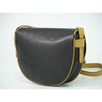 Celine Leather Shoulder Bag Pochette Black — view 2