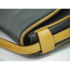 Celine Leather Shoulder Bag Pochette Black — view 7