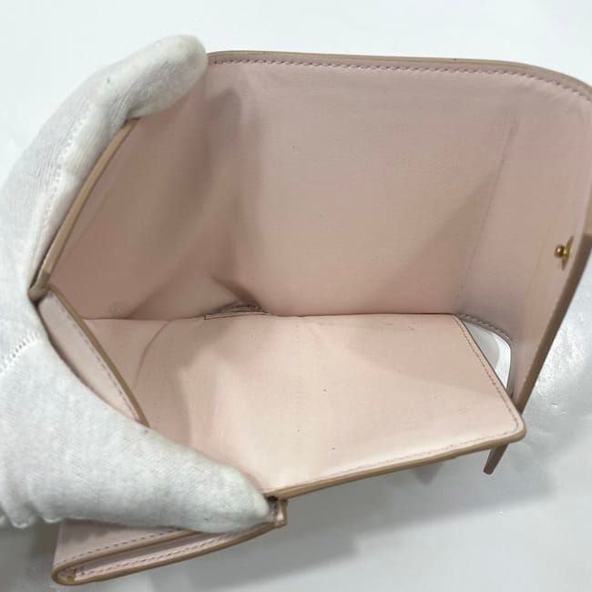 Celine Wallet Trifold Pink Beige 10 B57 — view 9