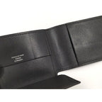 Hermes Clunesey Trifold Card Case Box Calf Black Stamped — view 5