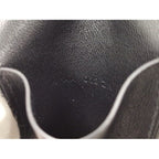 Hermes Clunesey Trifold Card Case Box Calf Black Stamped — view 7