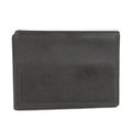 Hermes Clunesey Trifold Card Case Box Calf Black Stamped