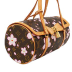 Louis Vuitton Handbag Monogram Cherry Blossom Takashi Murakami Papillon Brown — view 2