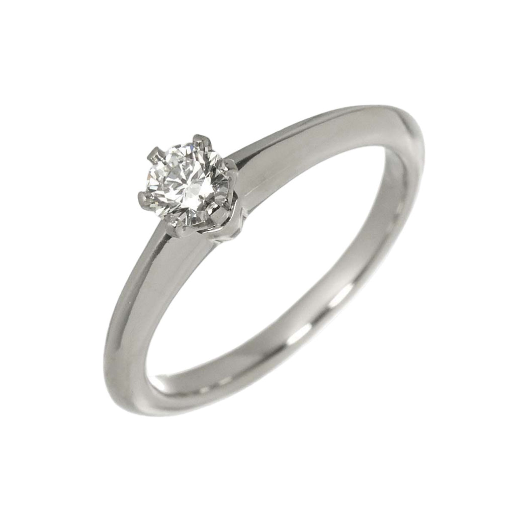 Tiffany & Co Solitaire Ring Diamond Pt Platinum