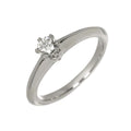 Tiffany & Co Solitaire Ring Diamond Pt Platinum