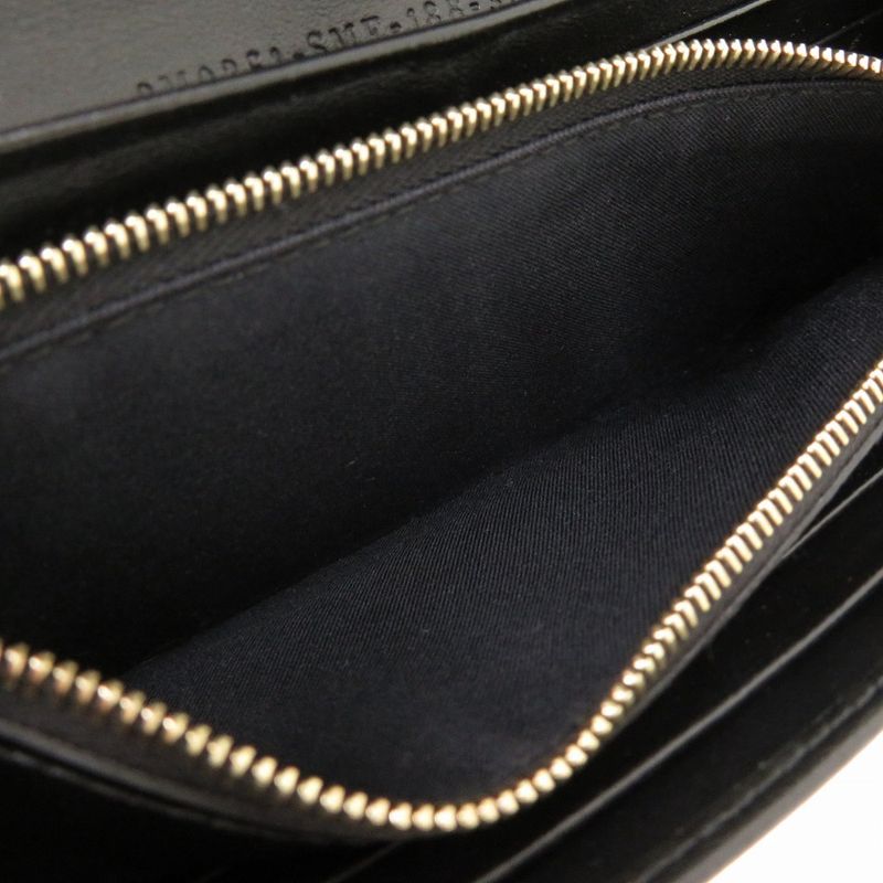 Fendi By The Way Continental 8 M2051 Leather Black Long Wallet 2043 — view 5