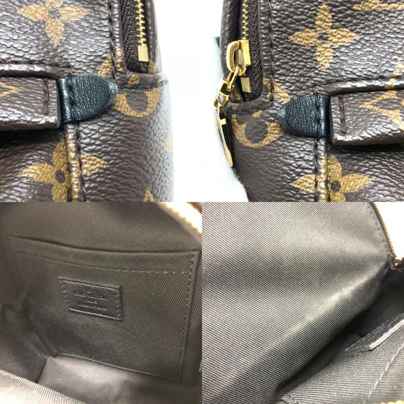 Louis Vuitton Backpack Palm Springs Mini Monogram Canvas Brown — view 8